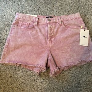 7 for All Mankind “Monroe” shorts NWT